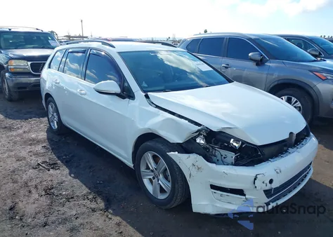 2015 Volkswagen Golf Sportwagen Tdi S 4-Door from USA, damaged, VIN 3VWCA7AU6FM501899